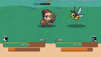 Capture d'écran de Idle Grindia: Dungeon Quest 1