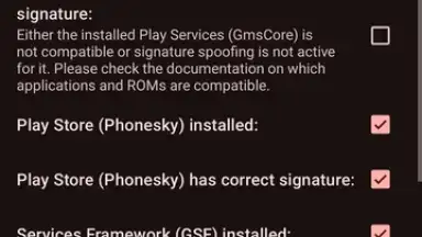Capture d'écran de microG Services (GmsCore) 7