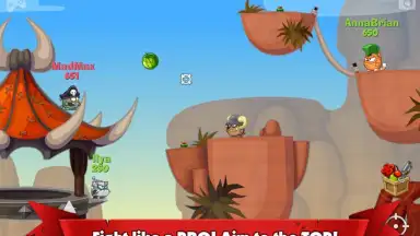 Capture d'écran de Wormix 4