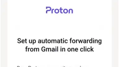 Capture d'écran de Proton Mail 9