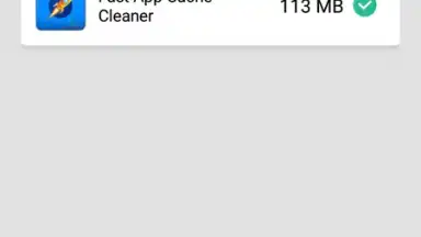 Capture d'écran de Fast App Cache Cleaner 5