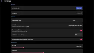 Capture d'écran de Powerwall Companion 1