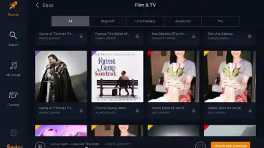Capture d'écran de flowkey 2