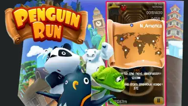 Capture d'écran de Penguin Run 3