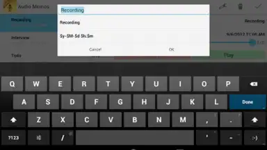 Capture d'écran de Audio Memos 13