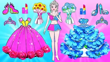 Capture d'écran de Chibi Doll Dress Up DIY Games 5