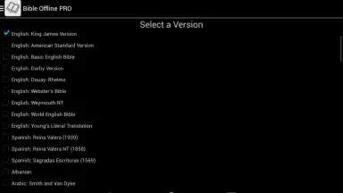Capture d'écran de Bible Offline KJV with Audio 2
