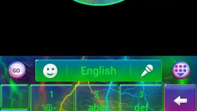 Capture d'écran de Electric Color Keyboard 2