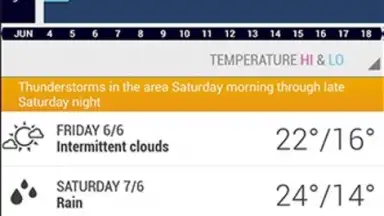 Capture d'écran de AccuWeather 13