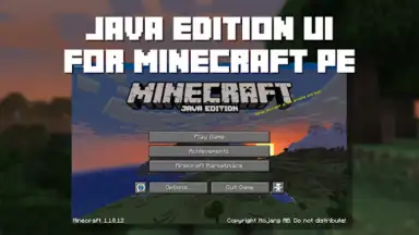 Capture d'écran de Java Edition UI for Minecraft 5
