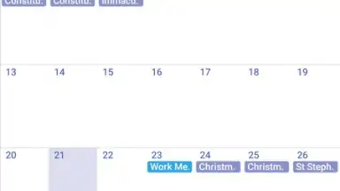 Capture d'écran de Today Calendar 3