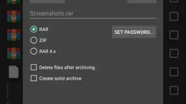 Capture d'écran de RAR 10