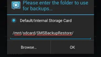 Capture d'écran de SMS Backup and Restore 1