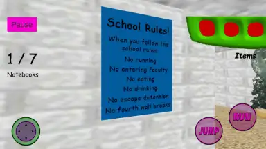 Capture d'écran de baldis basics in educatioin and learning 7