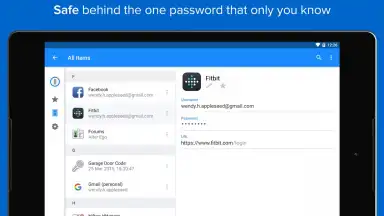 Capture d'écran de 1Password 3