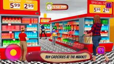 Capture d'écran de Virtual Mother Life Simulator - Baby Care Games 3D 5