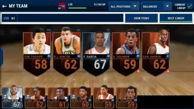 Capture d'écran de EA SPORTS NBA LIVE Mobile 3