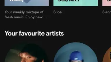 Capture d'écran de Spotify 3