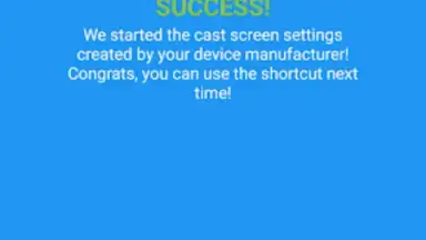 Capture d'écran de Miracast Shortcut 4