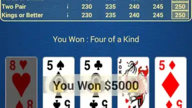 Capture d'écran de Prime Video Poker 20