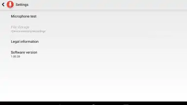 Capture d'écran de Audio Recorder 2