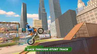 Capture d'écran de London City Motorbike Stunt Riding Simulator 5