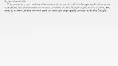 Capture d'écran de Google Installer 1