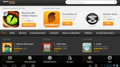 Capture d'écran de Amazon AppStore 4
