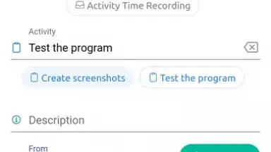 Capture d'écran de aTimeRecording - Online Time Tracking 7