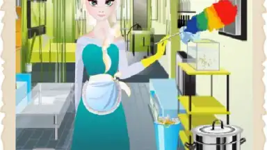 Capture d'écran de Gina-House Cleaning Games 1