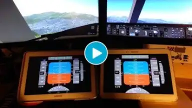 Capture d'écran de Flightgear PFD 1
