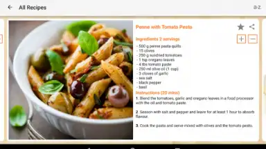 Capture d'écran de Pasta Rezepte 7