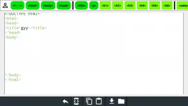 Capture d'écran de html programme 1