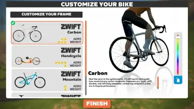 Capture d'écran de Zwift 2