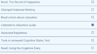 Capture d'écran de Cognitive Diary CBT Self-Help 1