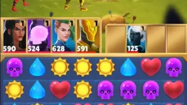 Capture d'écran de Puzzle Clash Heroes: Neolympia 3