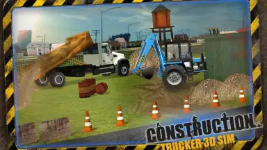 Capture d'écran de Construction Trucker 3D Sim 2