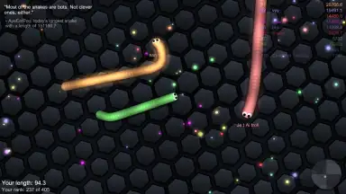 Capture d'écran de slither.io 6