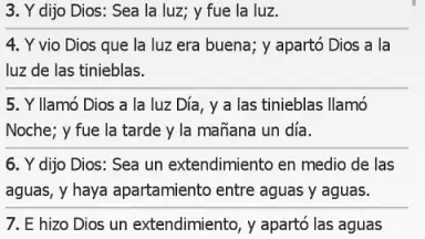Capture d'écran de La Santa Biblia 4