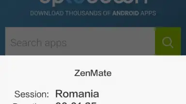 Capture d'écran de ZenMate 1