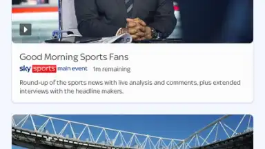 Capture d'écran de Sky Sports 11
