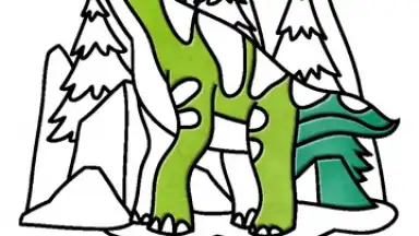 Capture d'écran de Dino Coloring Game 7