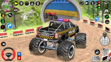 Capture d'écran de Police Monster Truck Car Games 2