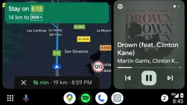 Capture d'écran de Android Auto 1