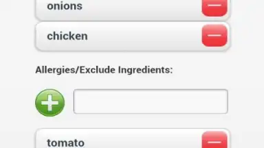 Capture d'écran de Recipes by Ingredients 1