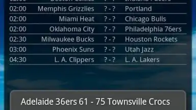 Capture d'écran de Basketball Livescore Widget 15