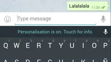Capture d'écran de Android L Keyboard 4