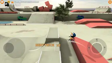 Capture d'écran de Stickman Skate Battle 3