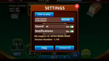 Capture d'écran de BLACKJACK! 5