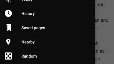 Capture d'écran de Wikipedia 2